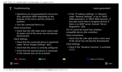 Sony KDL-40Z5810 - KDL-40Z5810 Consignes d&rsquo;utilisation Anglais