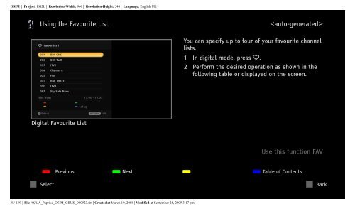 Sony KDL-40Z5810 - KDL-40Z5810 Consignes d&rsquo;utilisation Anglais