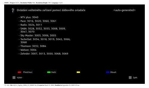 Sony KDL-40Z5810 - KDL-40Z5810 Consignes d&rsquo;utilisation Tch&egrave;que