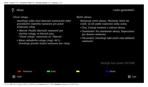 Sony KDL-40Z5810 - KDL-40Z5810 Consignes d&rsquo;utilisation Tch&egrave;que