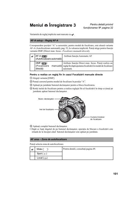 Sony DSLR-A700K - DSLR-A700K Mode d'emploi Roumain