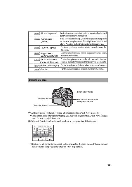 Sony DSLR-A700K - DSLR-A700K Mode d'emploi Roumain