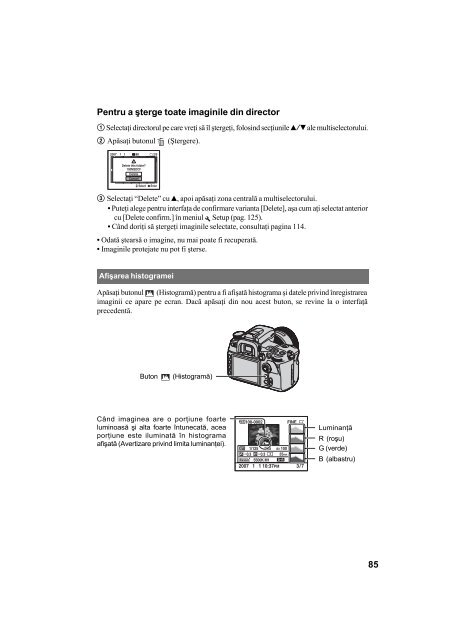 Sony DSLR-A700K - DSLR-A700K Mode d'emploi Roumain