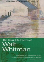 Download PDF The Complete Poems of Walt Whitman (Wordsworth Poetry Library) Full
