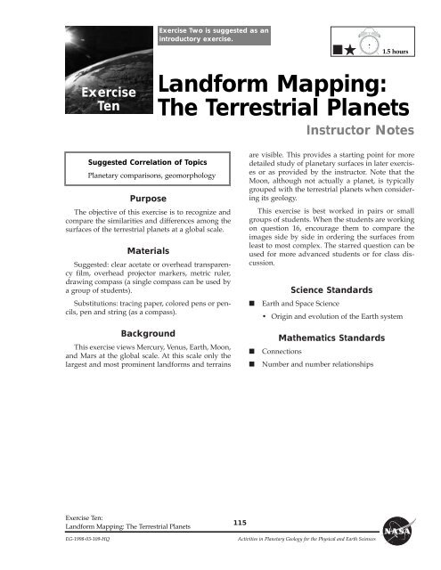 Planetary Geology pdf - NASA