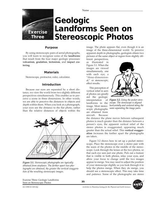 Planetary Geology pdf - NASA