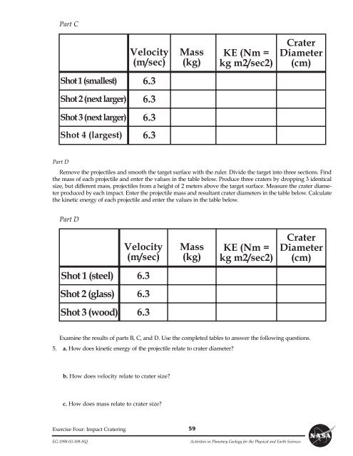 Planetary Geology pdf - NASA