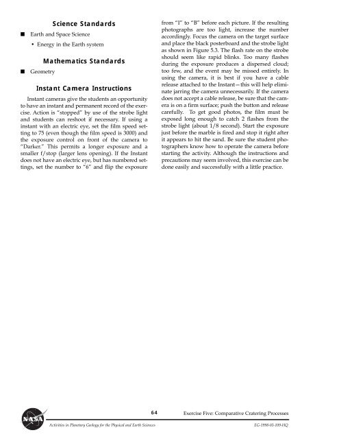 Planetary Geology pdf - NASA