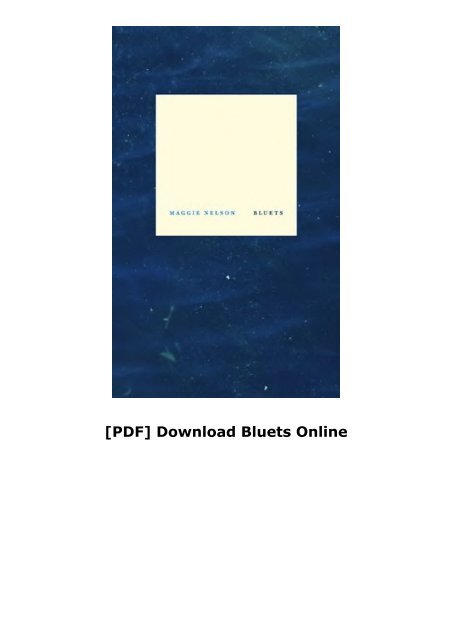 [PDF] Download Bluets Online