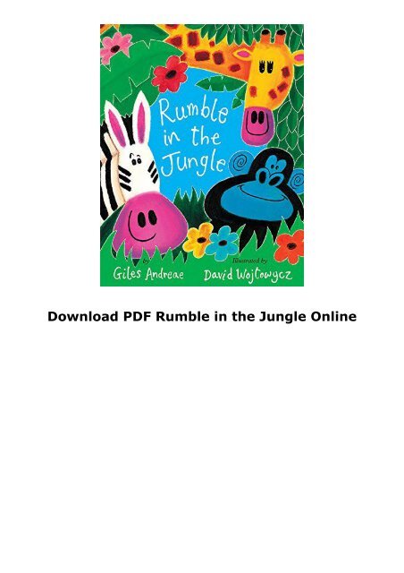 Download PDF Rumble in the Jungle Online