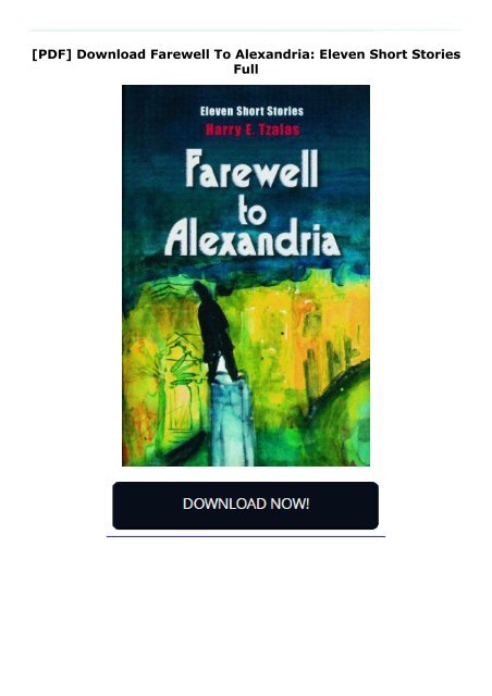 [PDF] Download Farewell To Alexandria: Eleven Short Stories Full