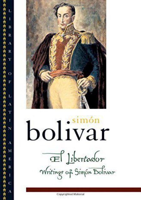 [PDF] Download El Libertador: Writings of Simon Bolivar (Library of Latin America) Online