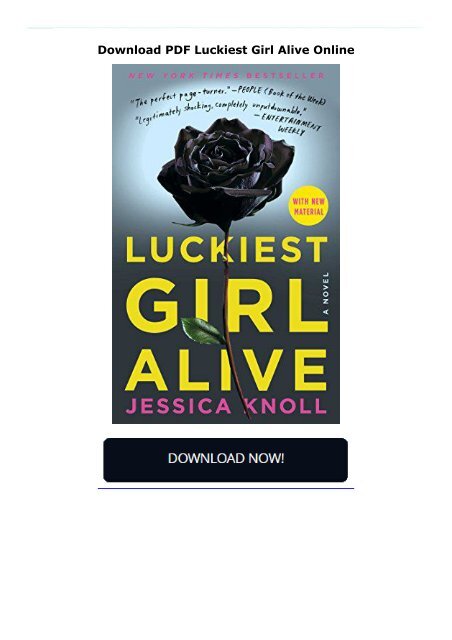 Download PDF Luckiest Girl Alive Online