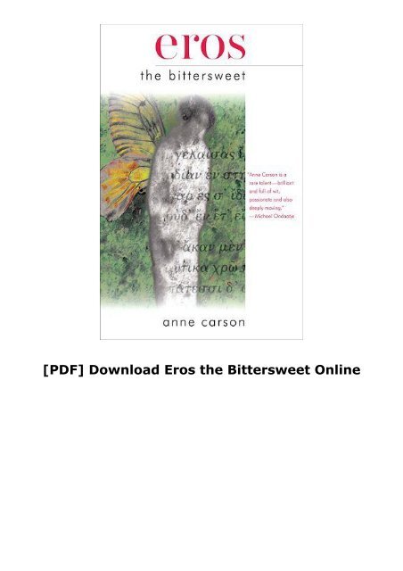 [PDF] Download Eros the Bittersweet Online