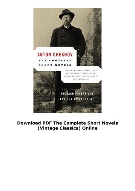 Download PDF The Complete Short Novels (Vintage Classics) Online