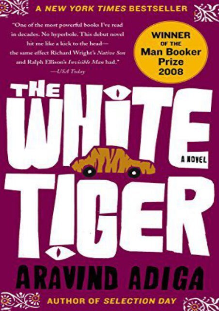 Download PDF The White Tiger (Man Booker Prize) Full