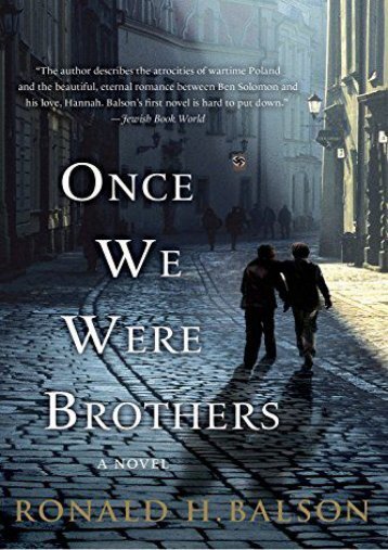 Download PDF Once We Were Brothers (Liam Taggart and Catherine Lockhart) Full