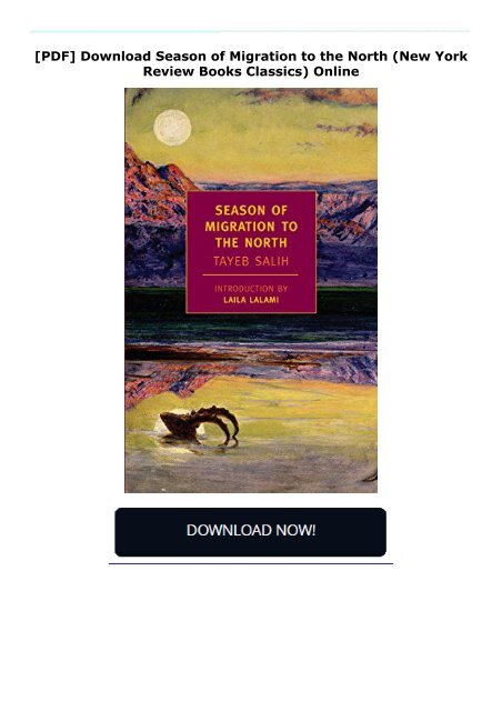 [PDF] Download Season of Migration to the North (New York Review Books Classics) Online