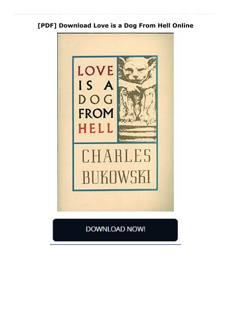 [PDF] Download Love is a Dog From Hell Online