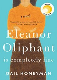 [PDF] Download Eleanor Oliphant Is Completely Fine Full