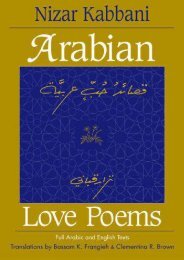 Download PDF Arabian Love Poems (Three Continents Press) Online