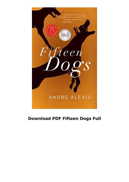 Download PDF Fifteen Dogs Full