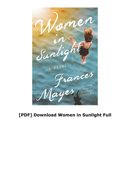 [PDF] Download Women in Sunlight Full