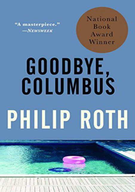 Download PDF Goodbye, Columbus: And Five Short Stories (Vintage International) Full