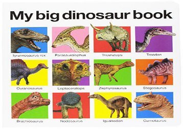 [+]The best book of the month My Big Dinosaur Book  [FREE] 