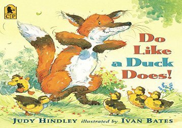 [+]The best book of the month Do Like a Duck Does! [PDF] 
