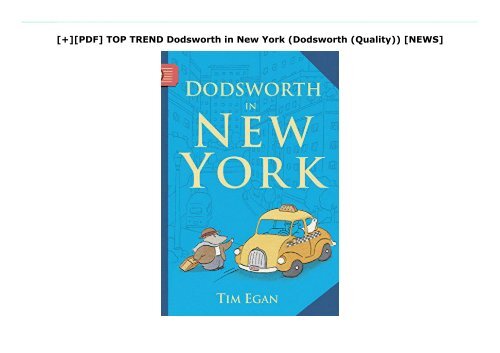 [+][PDF] TOP TREND Dodsworth in New York (Dodsworth (Quality))  [NEWS]