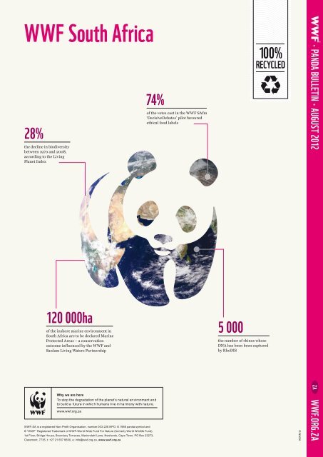 Living Planet Report - WWF South Africa