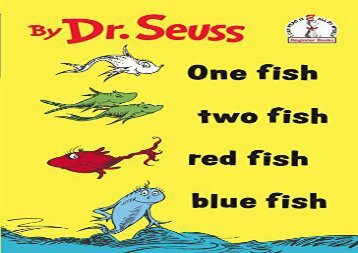 [+]The best book of the month One Fish, Two Fish, Red Fish, Blue Fish (I can read it all by myself beginner books)  [READ] 