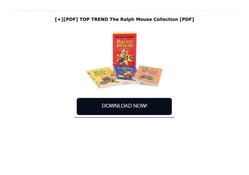 [+][PDF] TOP TREND The Ralph Mouse Collection [PDF] 