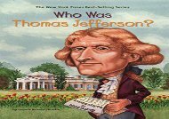 [+]The best book of the month Who Was Thomas Jefferson?  [FULL] 