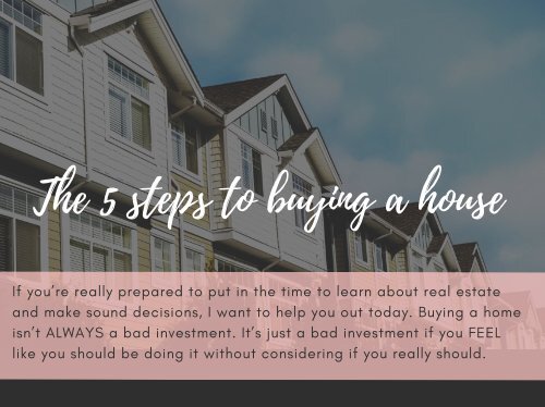 The 5 Steps to Buying a House