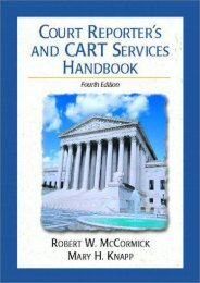 Read E-book Court Reporter s and CART Services Handbook - Robert W. McCormick [Ready]