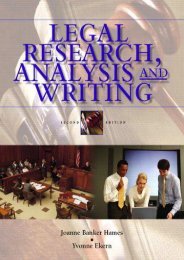 Download Legal Research, Analysis, and Writing: An Integrated Approach - Joanne B. Hames [PDF Free Download]