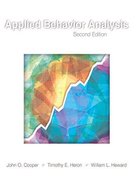 Read Applied Behavior Analysis - John O. Cooper [Full Download]