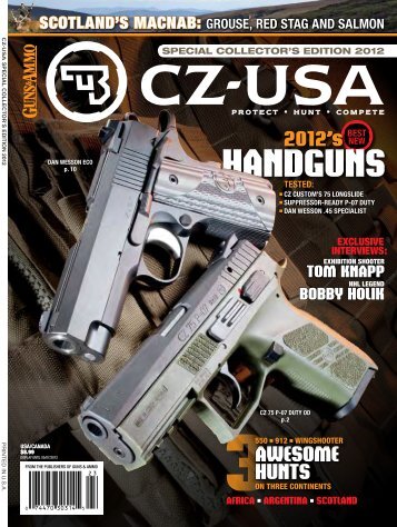 Yearbook 2012 CZ-USA - Ceska zbrojovka