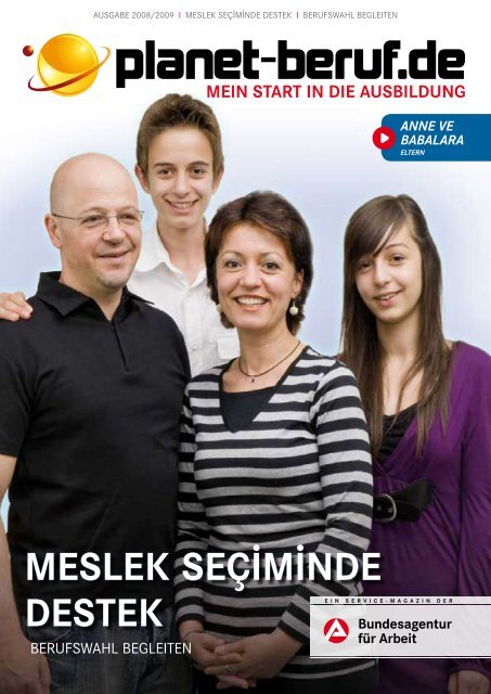 MESlEk SEçİMİndE dEStEk - Planet Beruf.de