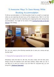 5 Awesome Ways To Save Money While Booking Accommodation