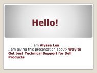 Way to Get best Technical Support for Dell Products