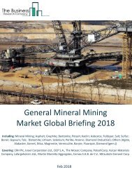 General Mineral Mining Market Global Breifing 2018
