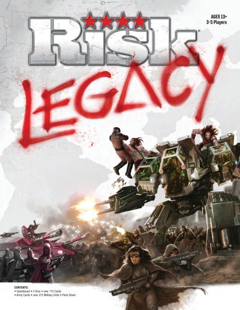 Risk Legacy 35596 Instructions - Hasbro