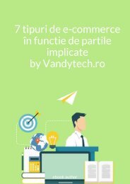 7 tipuri de e-commerce in functie de partile implicate