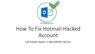 How To Fix Hotmail Hacked Account