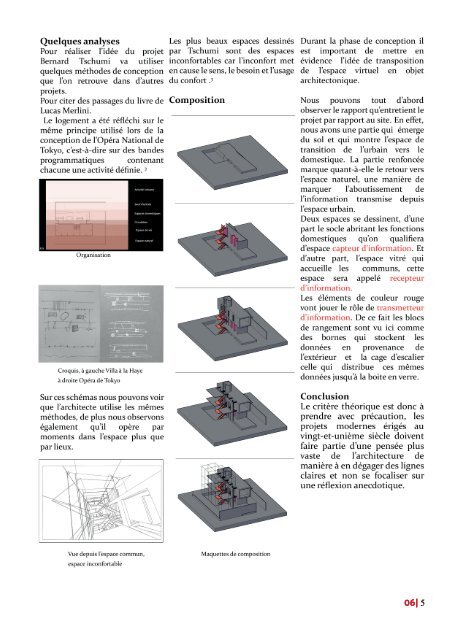 Tschumi - L'analyse