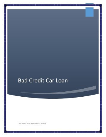 bad credir car loan in huston